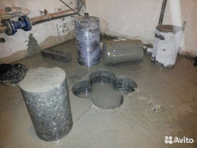 Алмазное бурение и резка стен