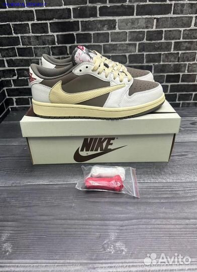 Кроссовки Nike Air Jordan 1 Travis Scott (Арт.7489