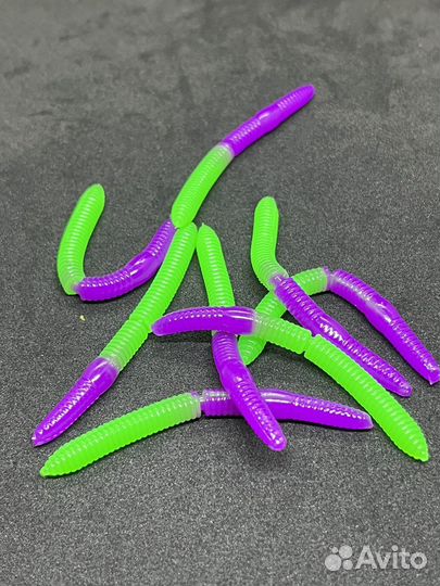 Форелевые силиконовые приманки. Libra 65 мм