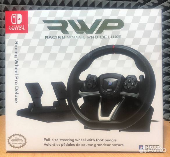 Nintendo Switch Руль Hori Racing wheel pro Deluxe