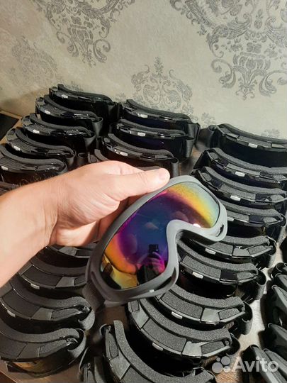 Защитная маска для лица мото очки