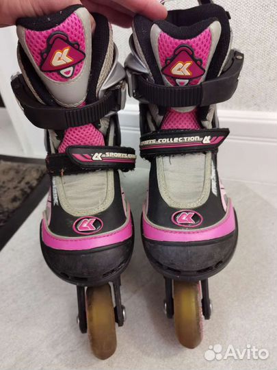 Роликовые коньки детские раздвижные