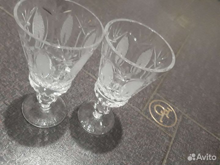 Фужеры хрустальные СССР