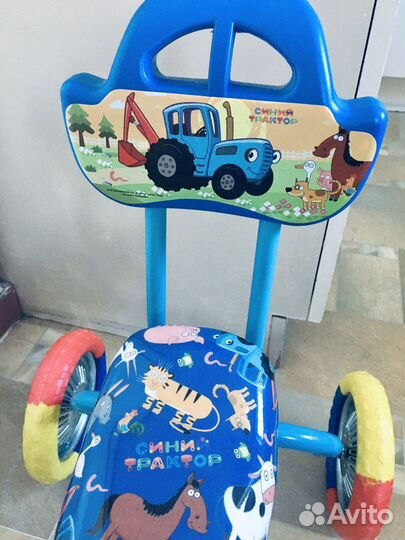 Трехколесный велосипед Синий трактор