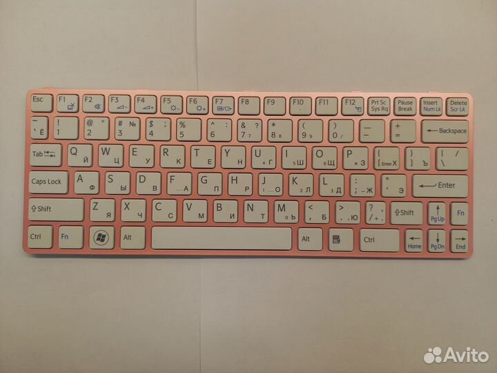 Клавиатура розовая Sony Vaio 149037351