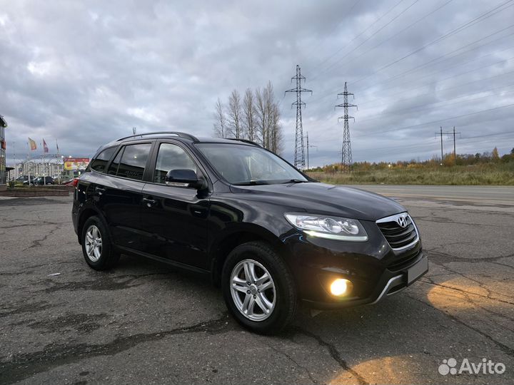 Hyundai Santa Fe 2.2 AT, 2011, 204 500 км