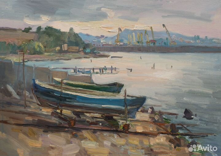 HD542 Лодки Феодосии кисти Анны Давыдченко