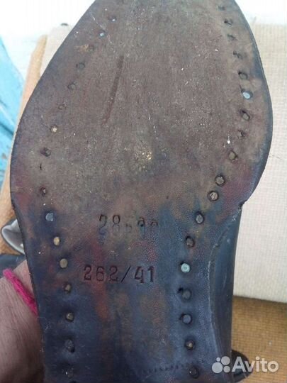 Сапоги мужские хромовые