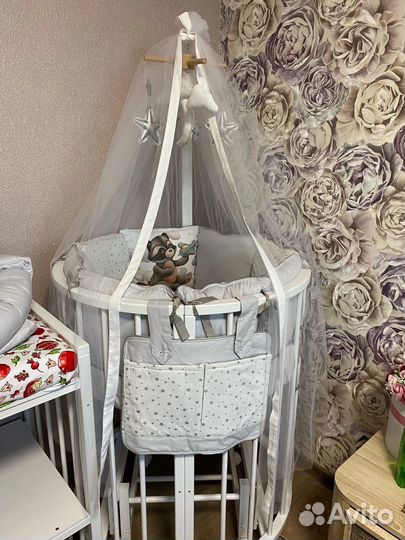 Детская кроватка трансформер 8 в 1