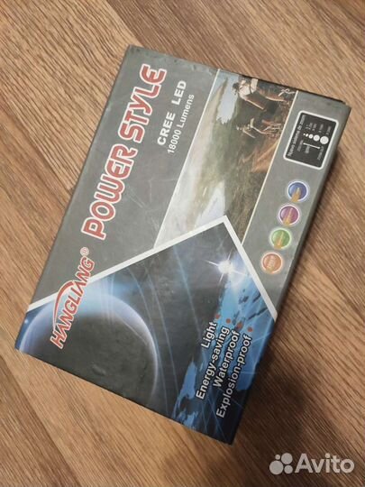 Фонарик светодиодный аккумуляторный