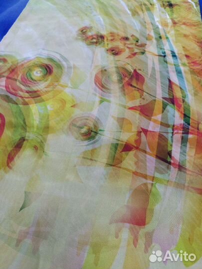 Павловопосадский шарф 10163-2, шелк