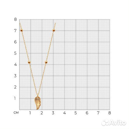 Колье sokolov из золота, 070667, р.45