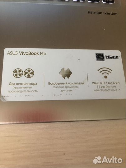 Игровой ноутбук asus vivo book pro