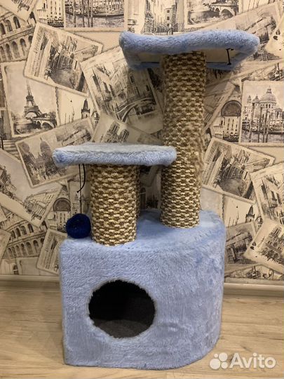 Домик для кошки с когтеточкой