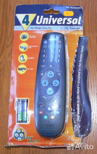 Пульт д/у универсальный Philips SBC-RU640 (новый)