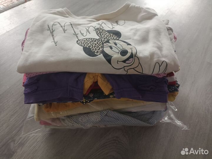 Вещи пакетом на девочку 80 86