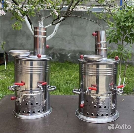 Самовар на дровах турецкий