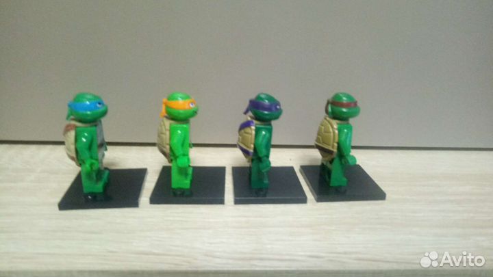 Lego минифигурки Черепашки ниндзя