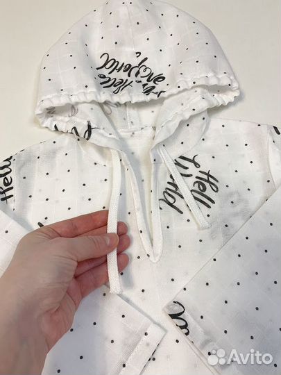 Муслиновая пляжная туника