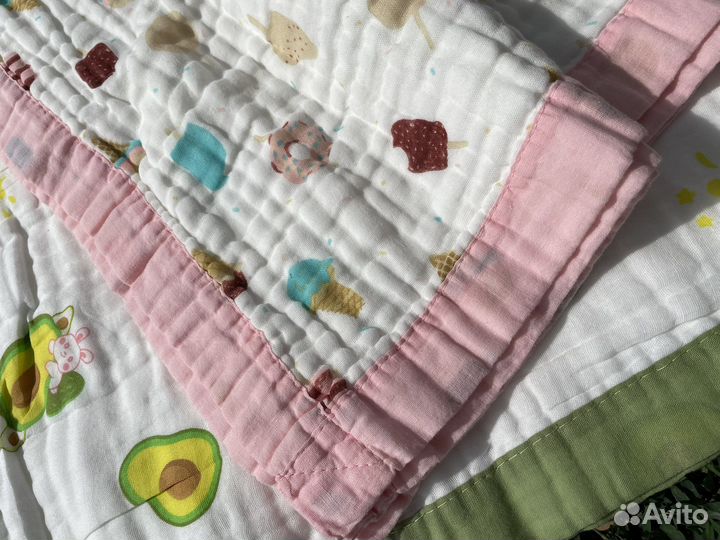 Муслиновое одеяло детское
