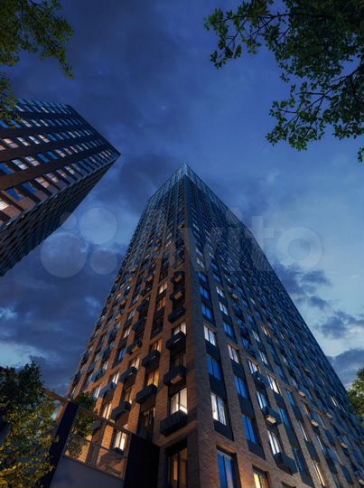 Квартира-студия, 33,9 м², 24/31 эт.