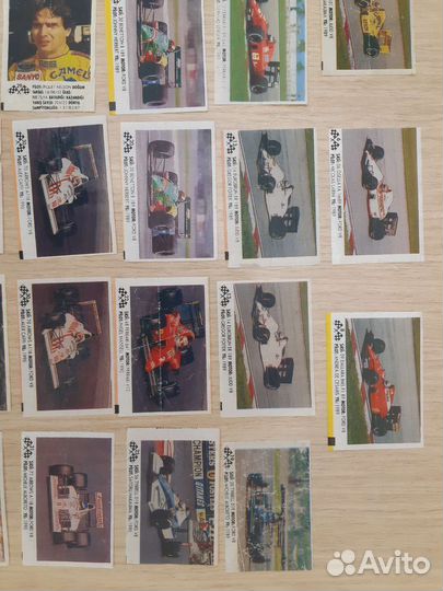 Вкладыши от жвачек Formula 1