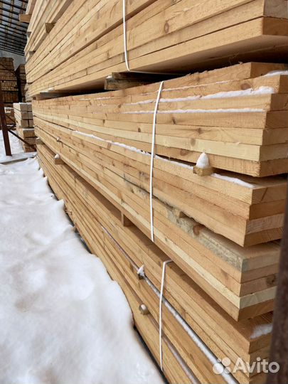 Доска обрезная 40х150х6000мм ГОСТ