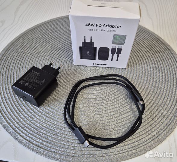 Зарядное устройство samsung 45w