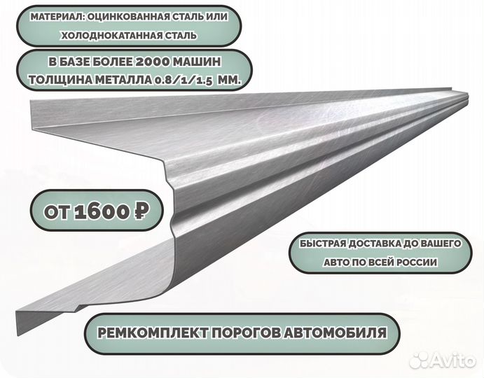 Ремонтные пороги