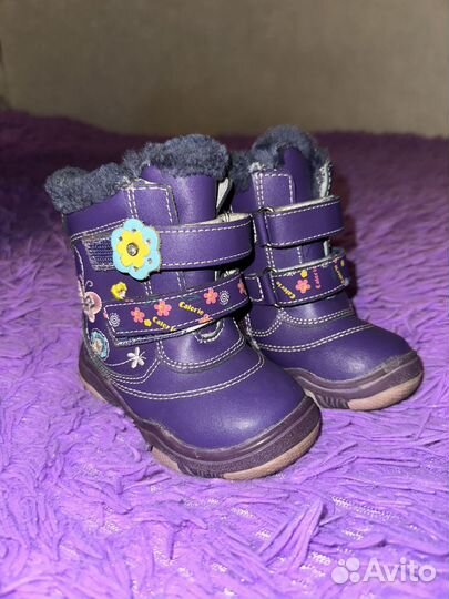 Ботинки на девочку 21 размер