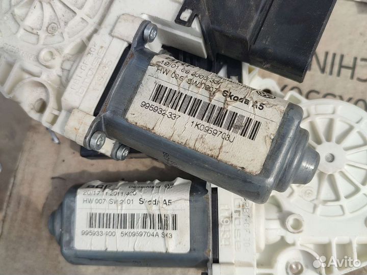 Шкода Октавия А5 моторчик стеклоподъёмника