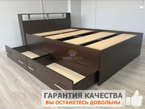 Кровать двуспальная 160 с ящиками