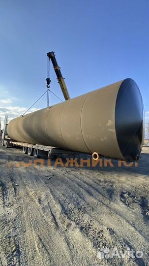 Резервуар горизонтальный стальной