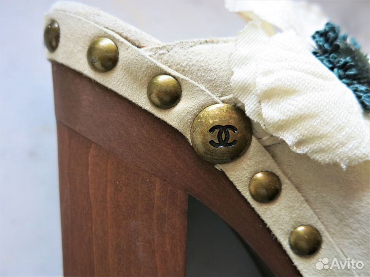 Chanel, оригинал, Италия, роскошные сабо