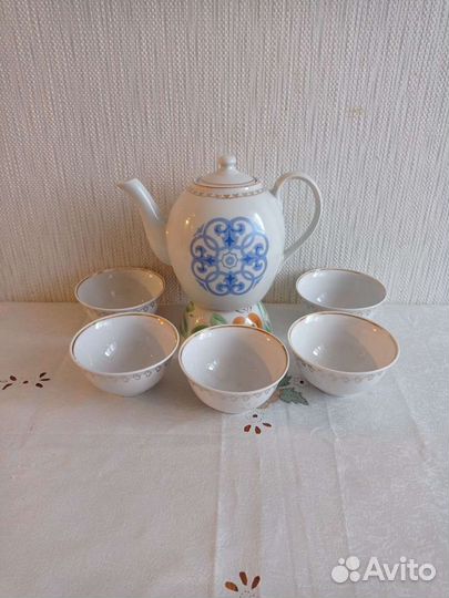 Чайный сервиз СССР фарфор RPR Рига