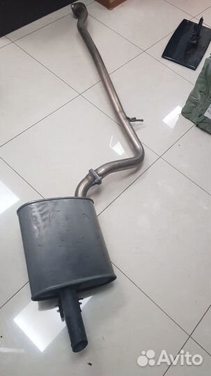 Глушитель на Toyota Camry V70