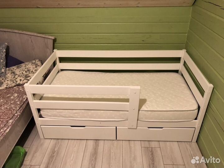 Детская кровать 160х80 см с ящиками