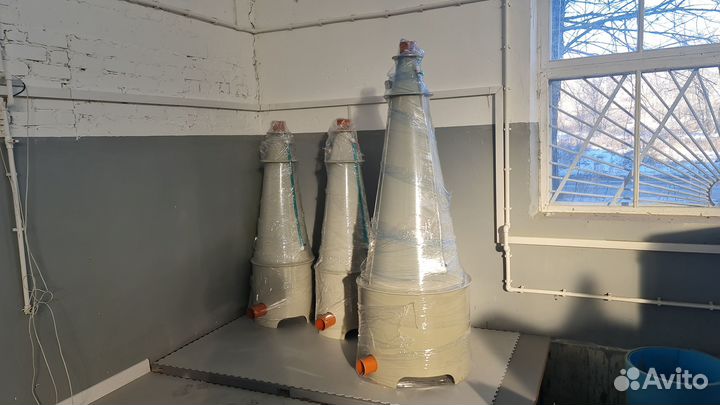 Напорный оксигенератор на 30 кубов для узв и рыбны