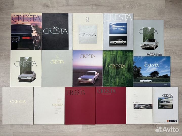 Дилерские каталоги Toyota Cresta 1981-2000 Япония