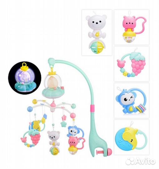 Музыкальный мобиль на кроватку