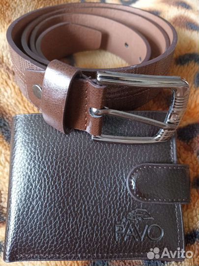 Кошелек мужской новый с ремнем