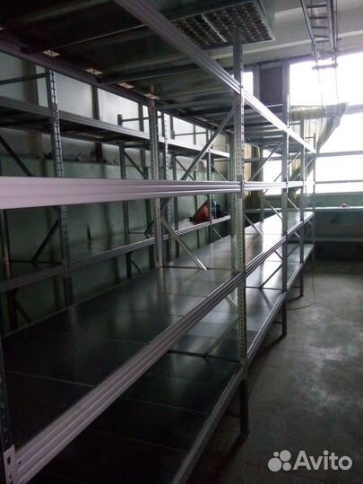 Полочные среднегрузовые стеллажи