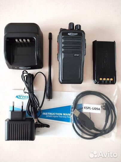 Цифровая рация Kirisun DP485 UHF + kspl-U09A