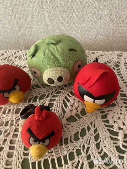 Мягкие игрушки Angry birds