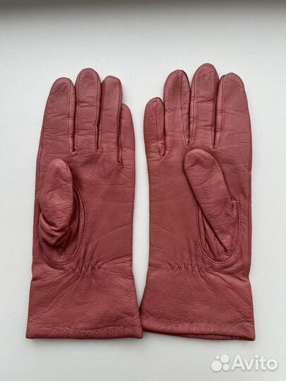 Перчатки кожаные
