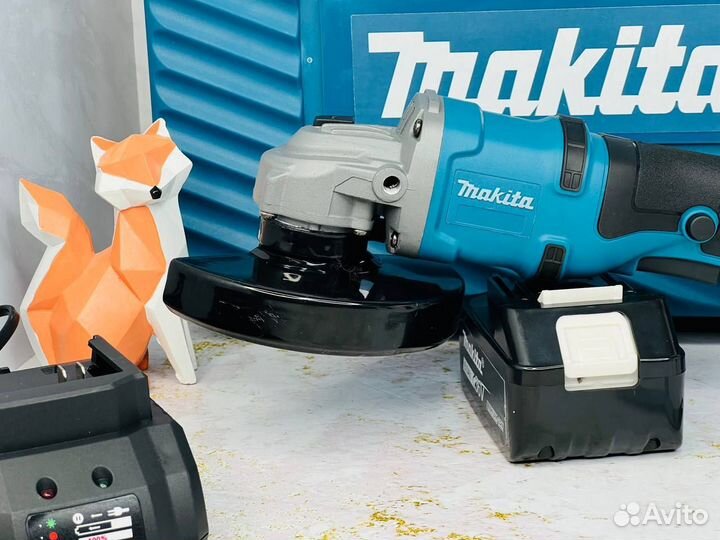 Ушм Makita аккумуляторная 125 мм бесщеточная