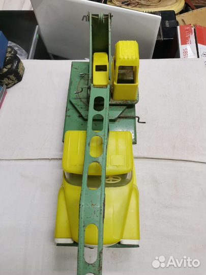 Игрушка детская машина ЗИЛ 130 Кран СССР (Ч)