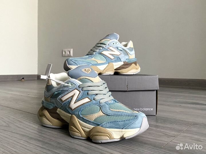 New Balance 9060 Blue Beige Brown