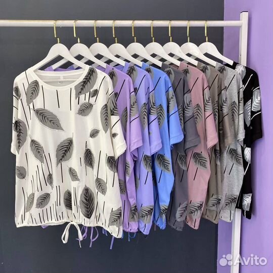 Женскпя футболка большая