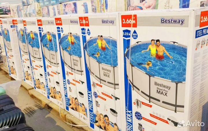 Бассейн каркасный